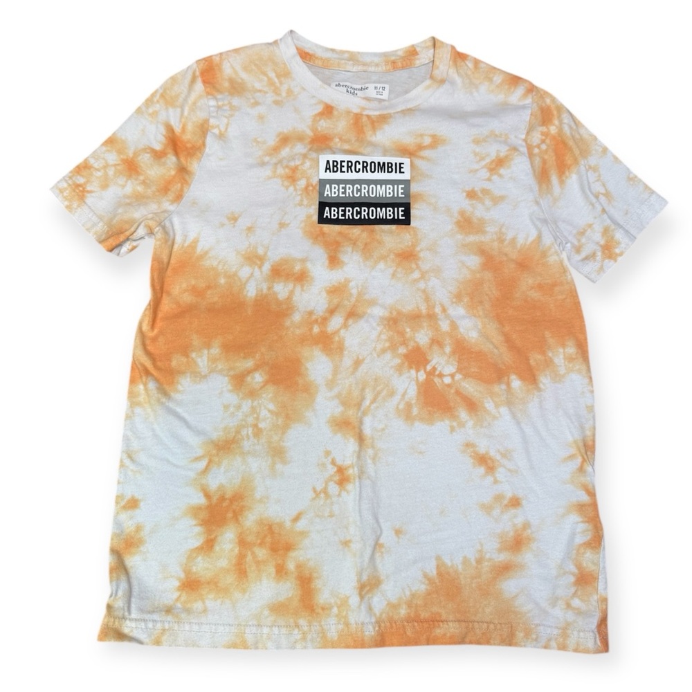 Abercrombie & Fitch Kids Orange Tie-Dye T-Shirt